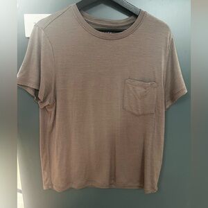 UNBOUND MERINO BOXY POCKET TEE